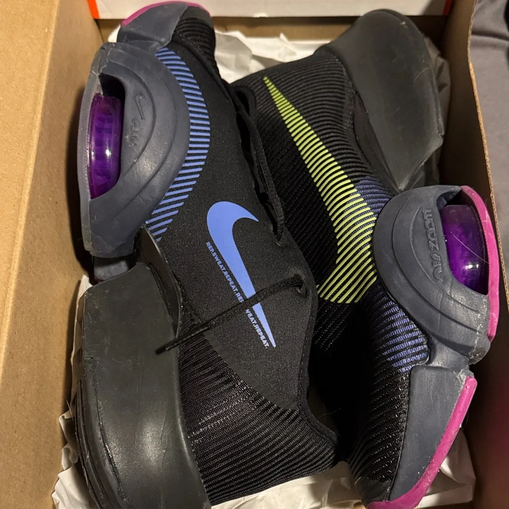 Nike Womens Super Rep 2 Sneakers with Blue and Purple Accents - Picture 1 of 4